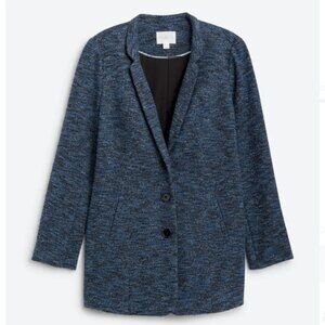 Magnolia Grace Miranda Stretch Tweed Jacket - Blue - M